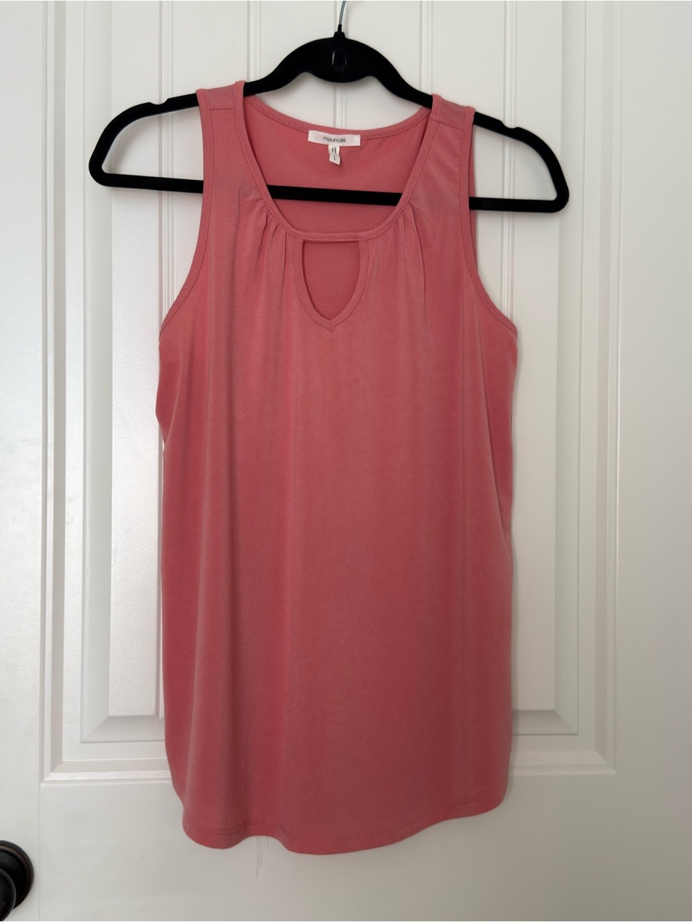 Maurices Sleeveless Keyhole Tank in Rose